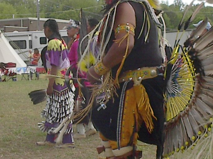 Dancers at a local pow-wow