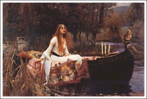 The Lady of Shallott (1888) by John Waterhouse