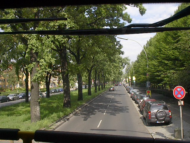 Bus-riding in Zehlendorf Berlin by Red Haircrow