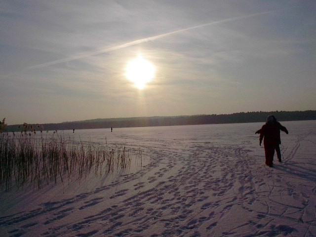 A Meeting on the Ice by Red Haircrow