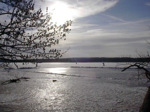 Lone Skiier by Red Haircrow