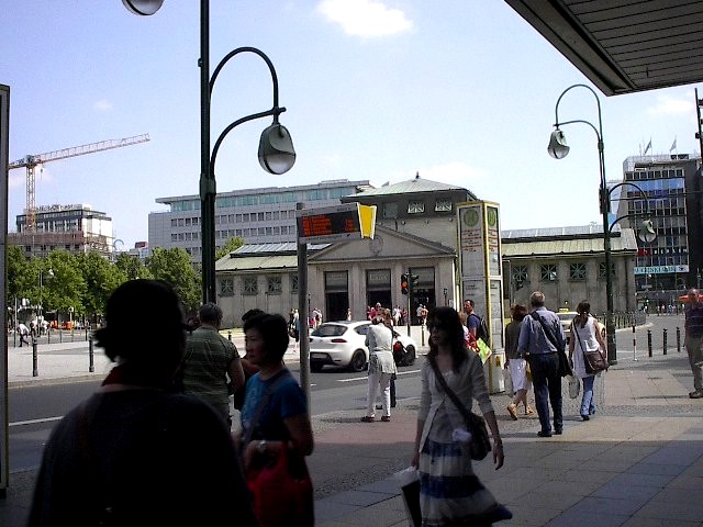 Bus Stop at KaDeWe by Red Haircrow