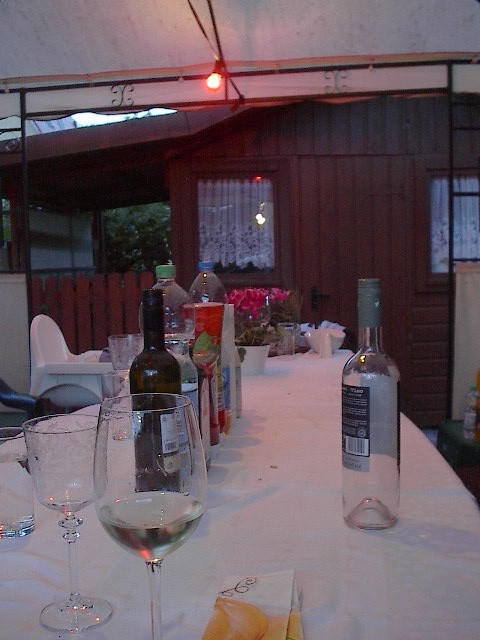 Evening Light & Empty Bottles by Red Haircrow