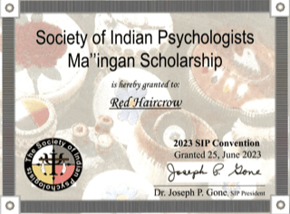 Ma''ingan Award - Red Haircrow